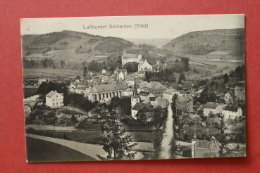 Postcard PC Schleiden Eifel 1910 Houses streets Town architecture NRW
